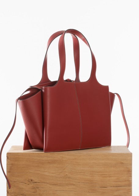 2017最新作 セリーヌコピー Tri-foldトライフォールド バッグ Red medium
